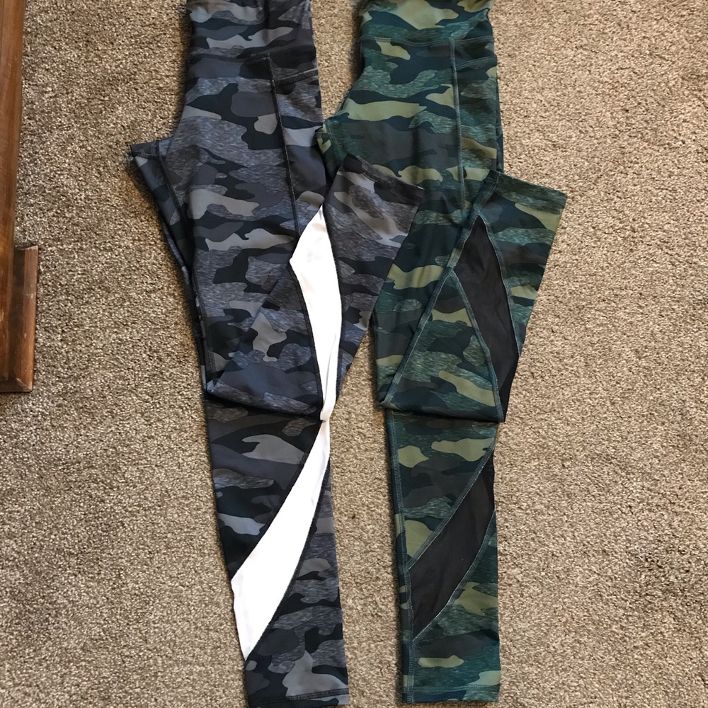 Girls Camo old navy active leggings